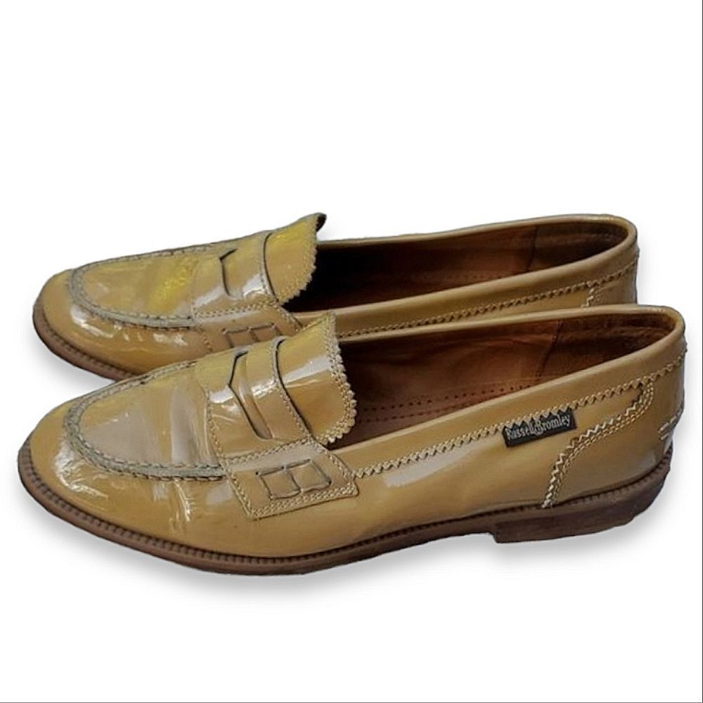Patent Leather Penny Loafers in Tan by Naturalizer